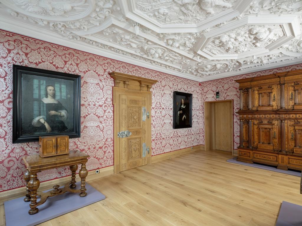Innenräume der Museumsräume im Haus zur Goldenen Waage © Historisches Museum Frankfurt, Foto Horst Ziegenfusz