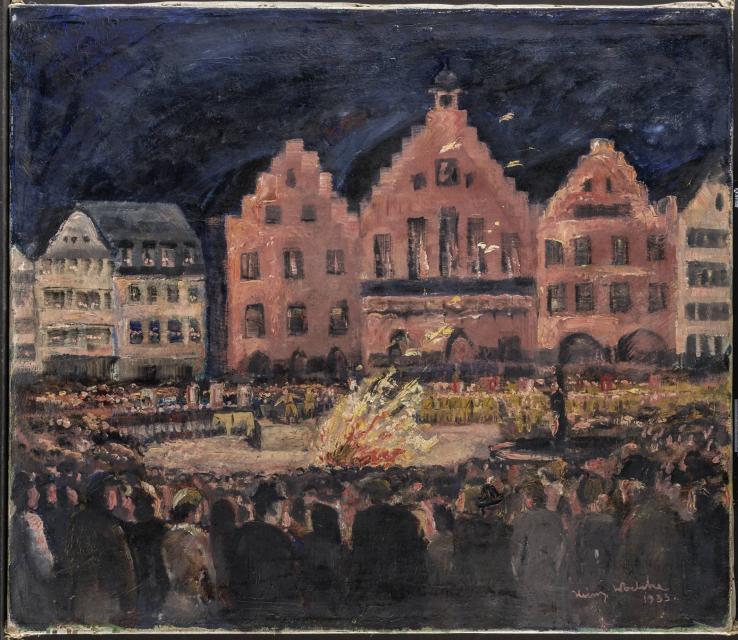 Bücherverbrennung auf dem Römerberg, 10.05.1933